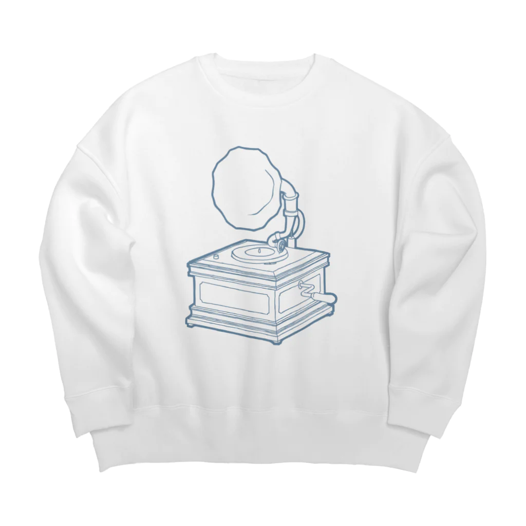 九月（くがつ）の蓄音機 Big Crew Neck Sweatshirt