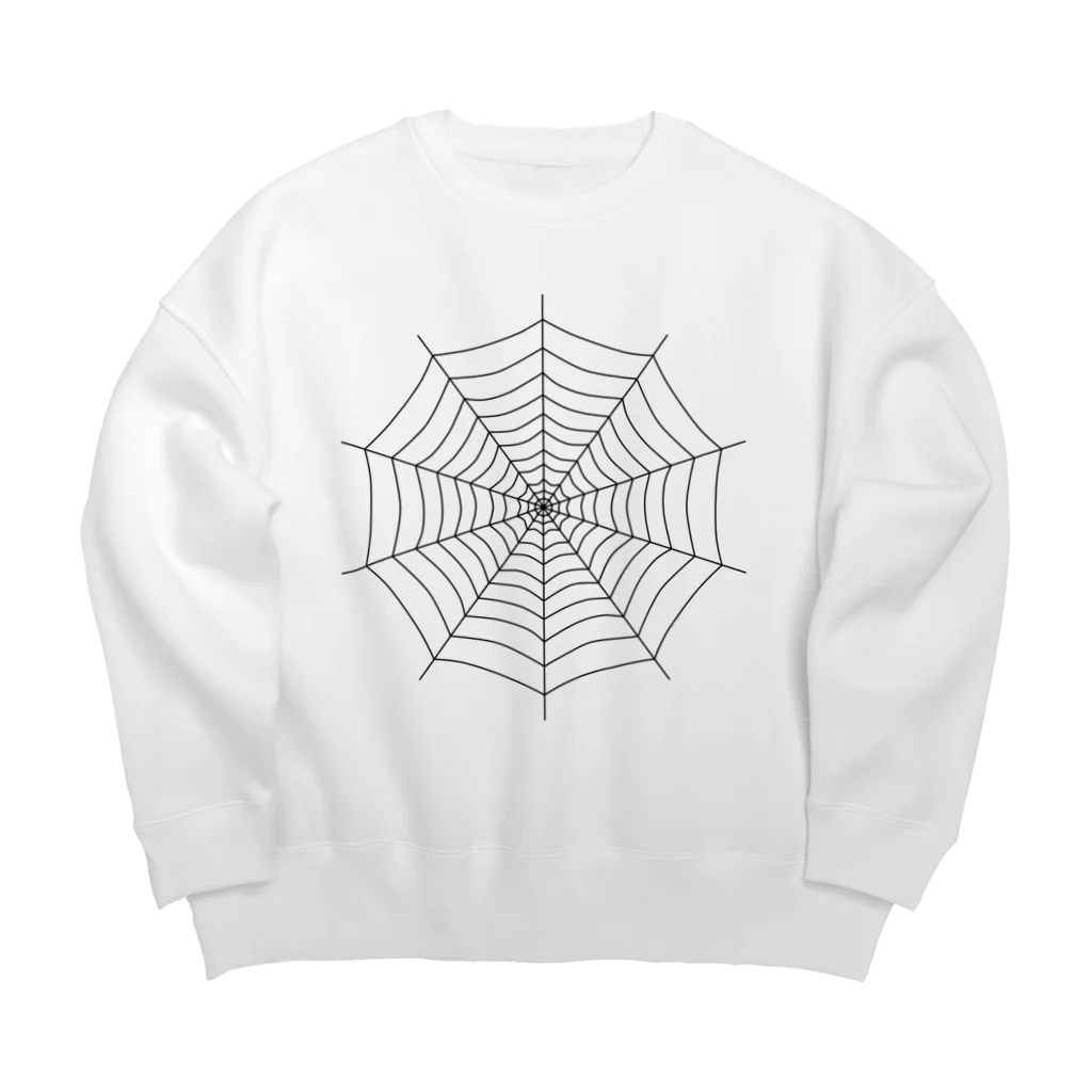 武者小路夕桐の蜘蛛の巣 Big Crew Neck Sweatshirt