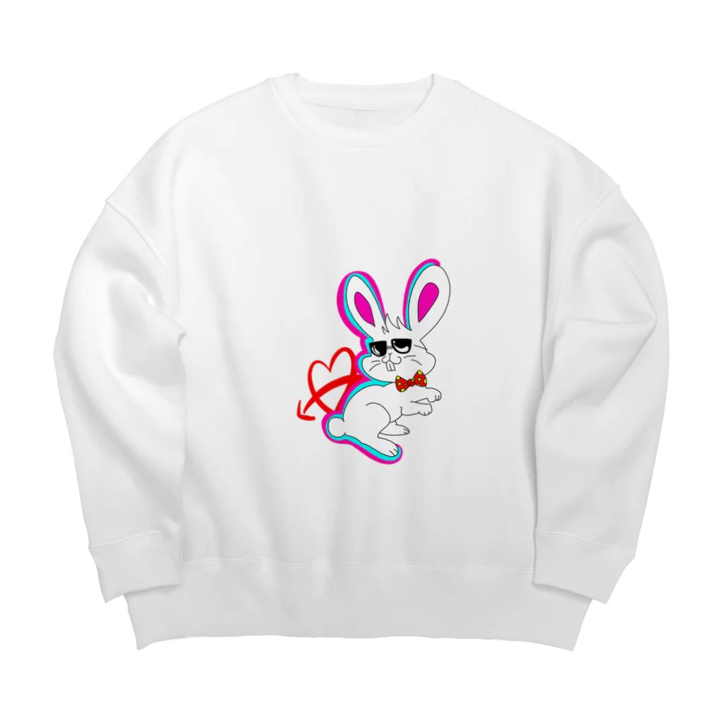 LOVERS92のサンアニマルズ Big Crew Neck Sweatshirt