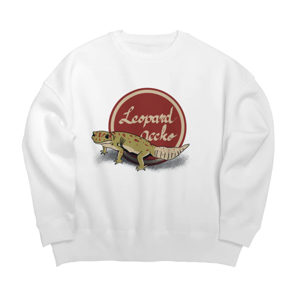 だんごむしのはちゅ雑貨のアメリカンレトロ　レオパ Big Crew Neck Sweatshirt