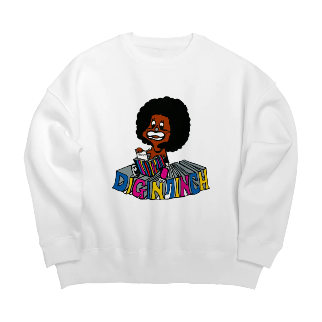 Posagodardy  ポサゴダルディのAfro Kun   Big Crew Neck Sweatshirt