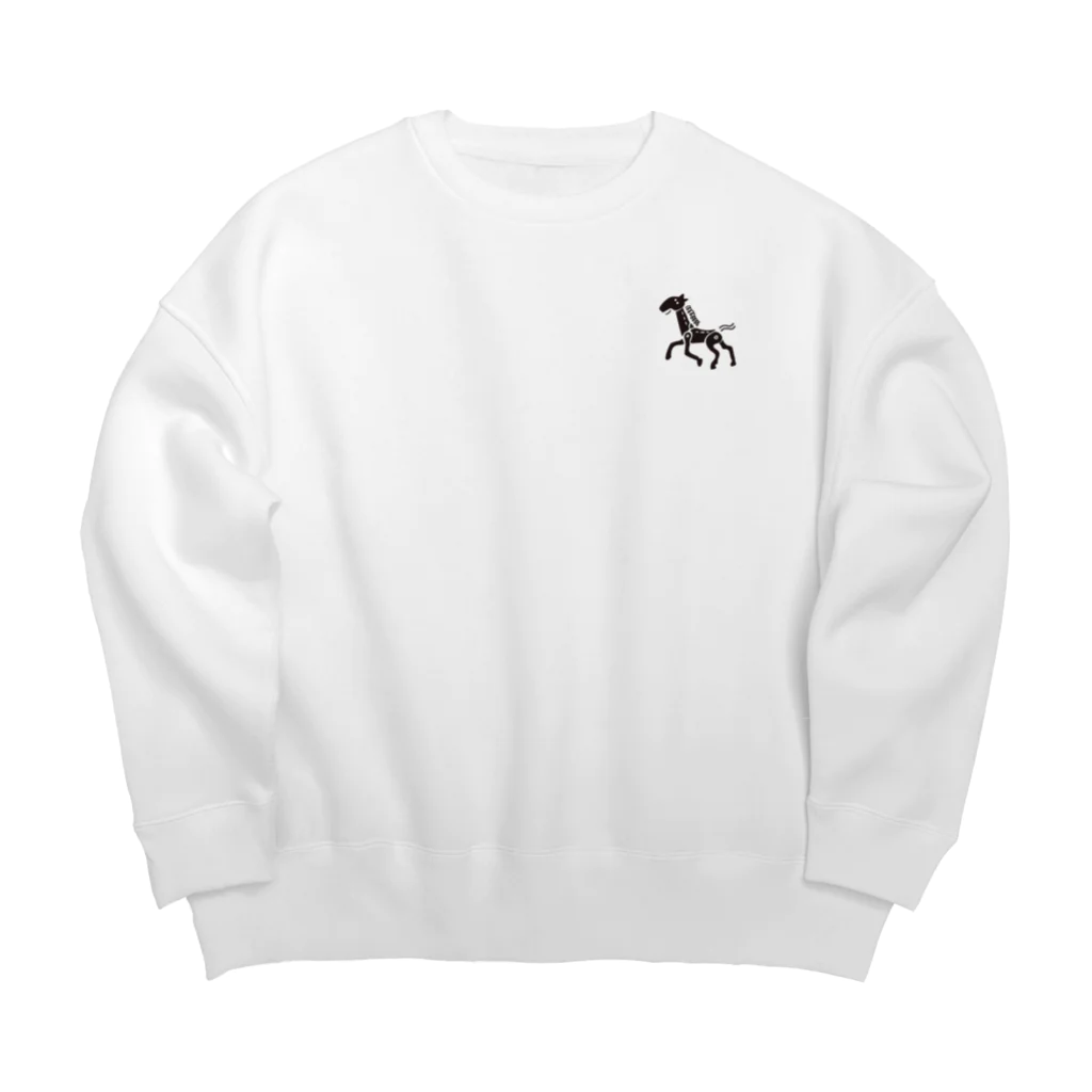 Live_HorseのLive Horse Big Crew Neck Sweatshirt