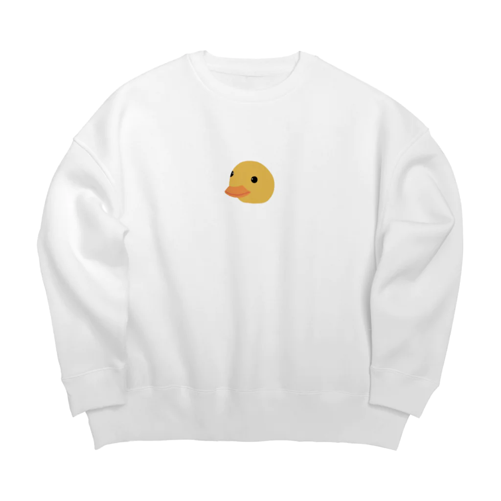 ぽんすけのアヒルちゃん Big Crew Neck Sweatshirt