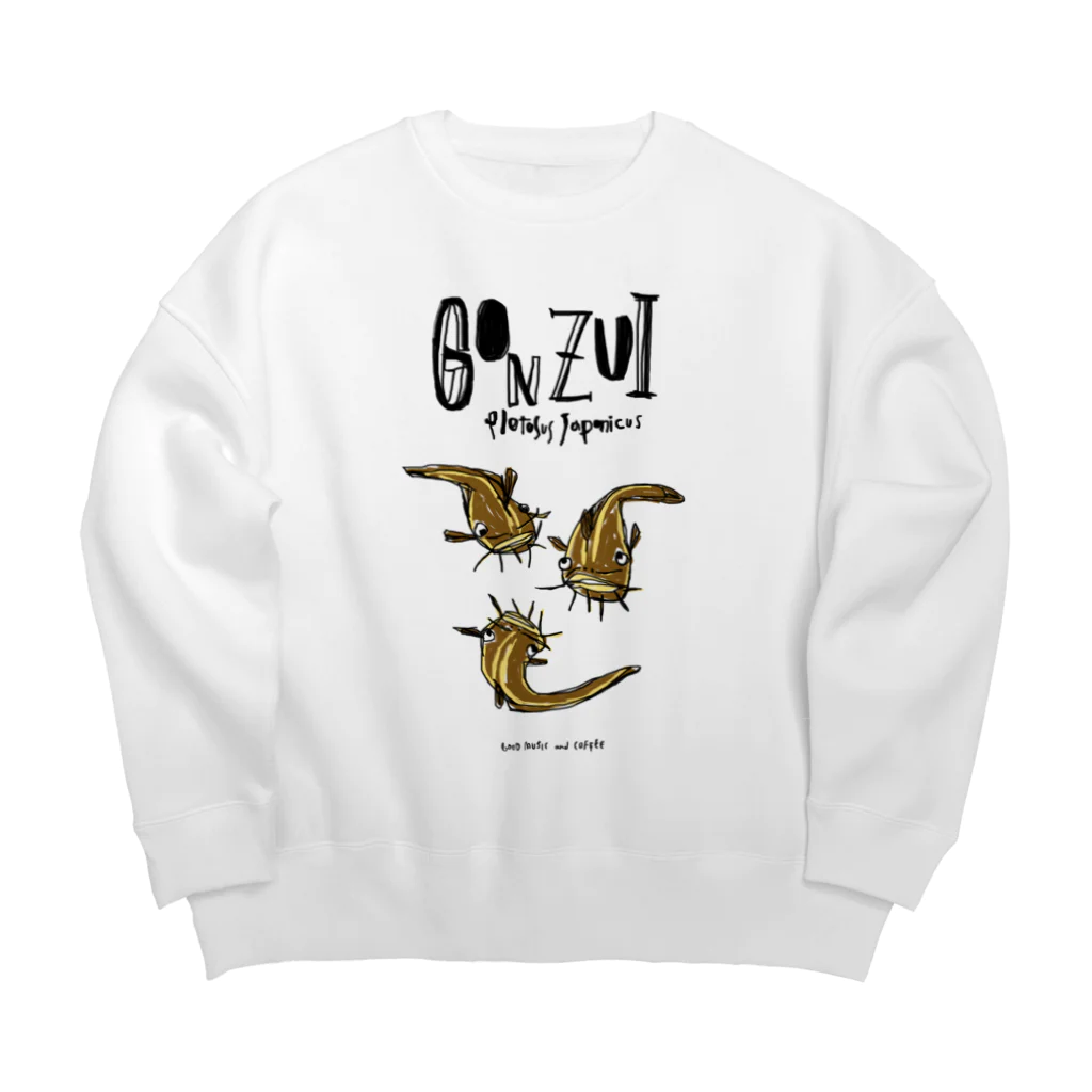 Good Music and Coffee.のGONZUI plotosus japonicus Big Crew Neck Sweatshirt