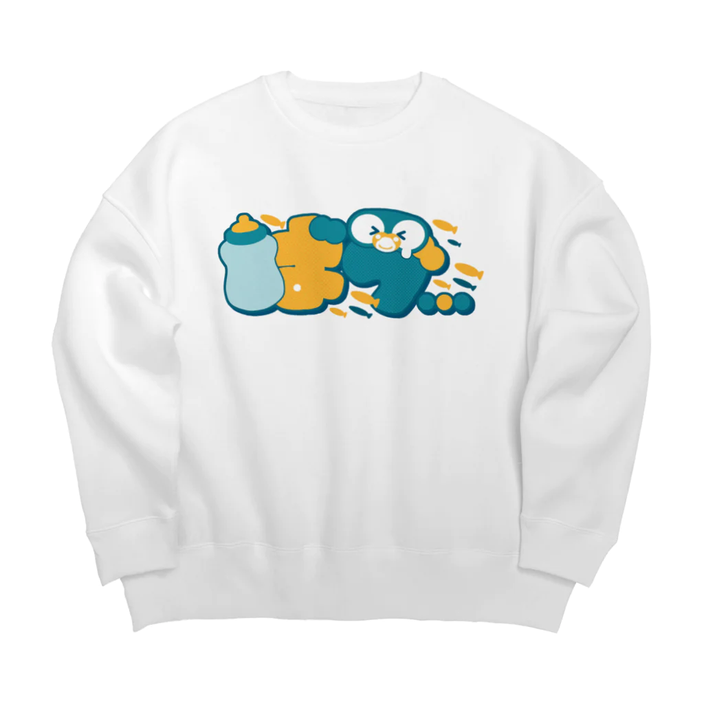 さかなのばゔロゴ Big Crew Neck Sweatshirt