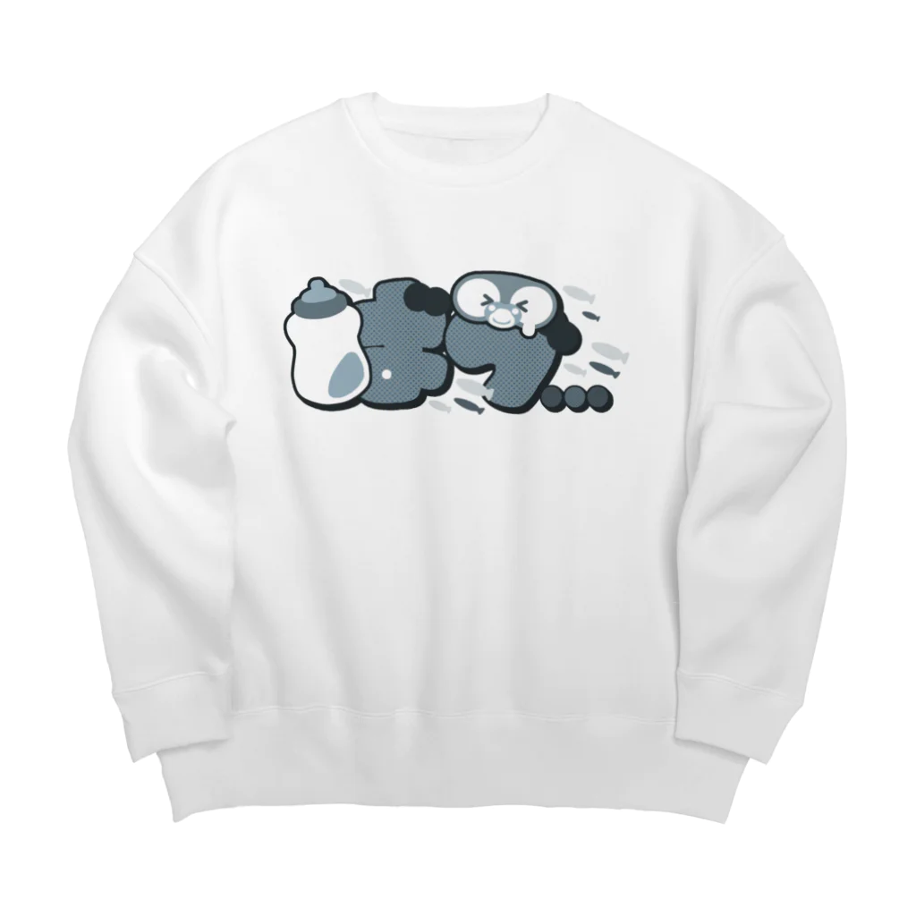 さかなのばゔロゴ モノ Big Crew Neck Sweatshirt