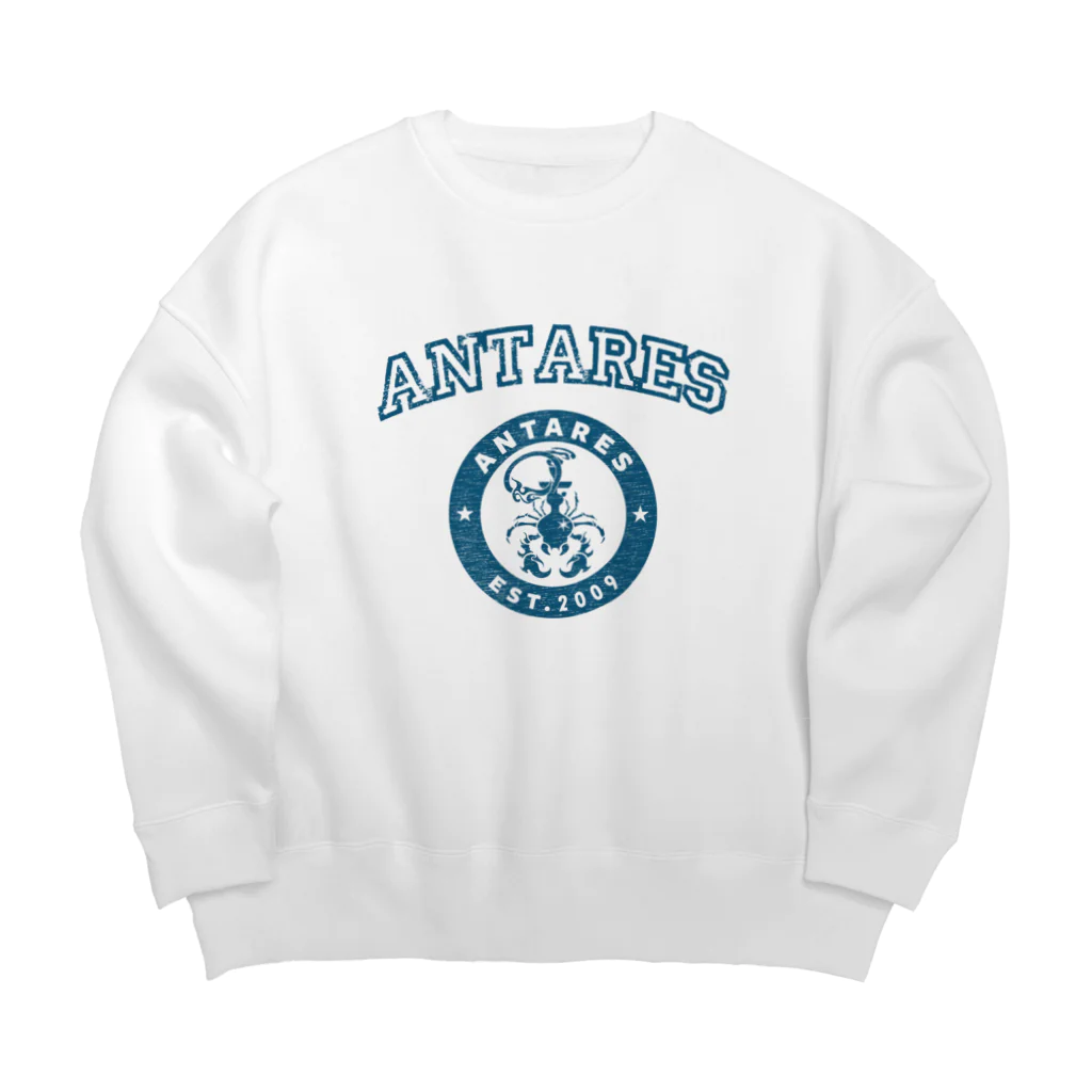 AntaresShishaのAntares University風　単色 Big Crew Neck Sweatshirt