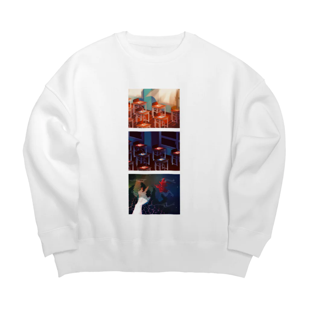 HASASAMIのscenery Big Crew Neck Sweatshirt