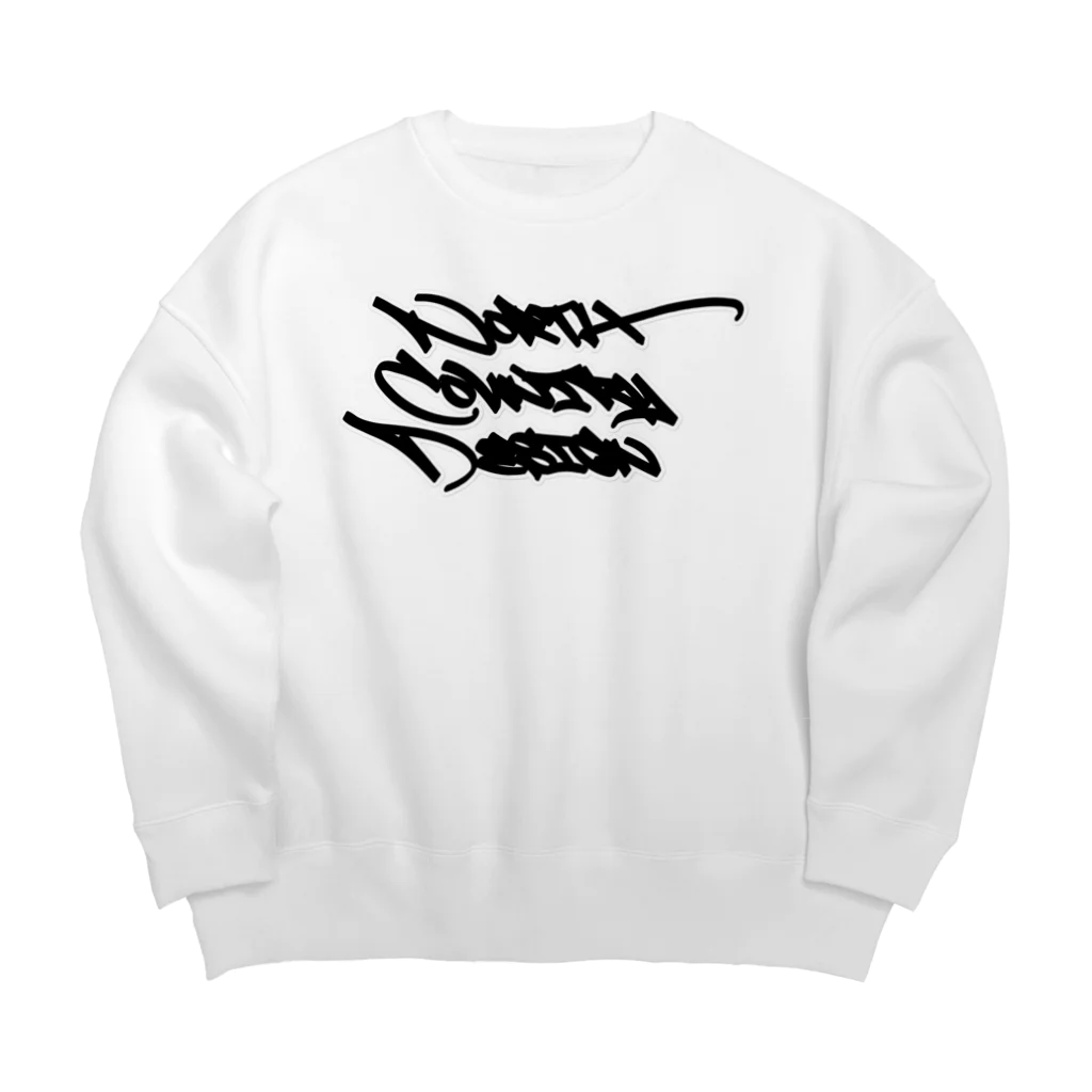 NorthCountryDesignのNorthCountryDesign タギングデザイン Big Crew Neck Sweatshirt