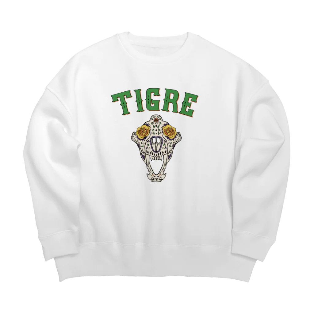 コノデザインのMexican Tigre Big Crew Neck Sweatshirt