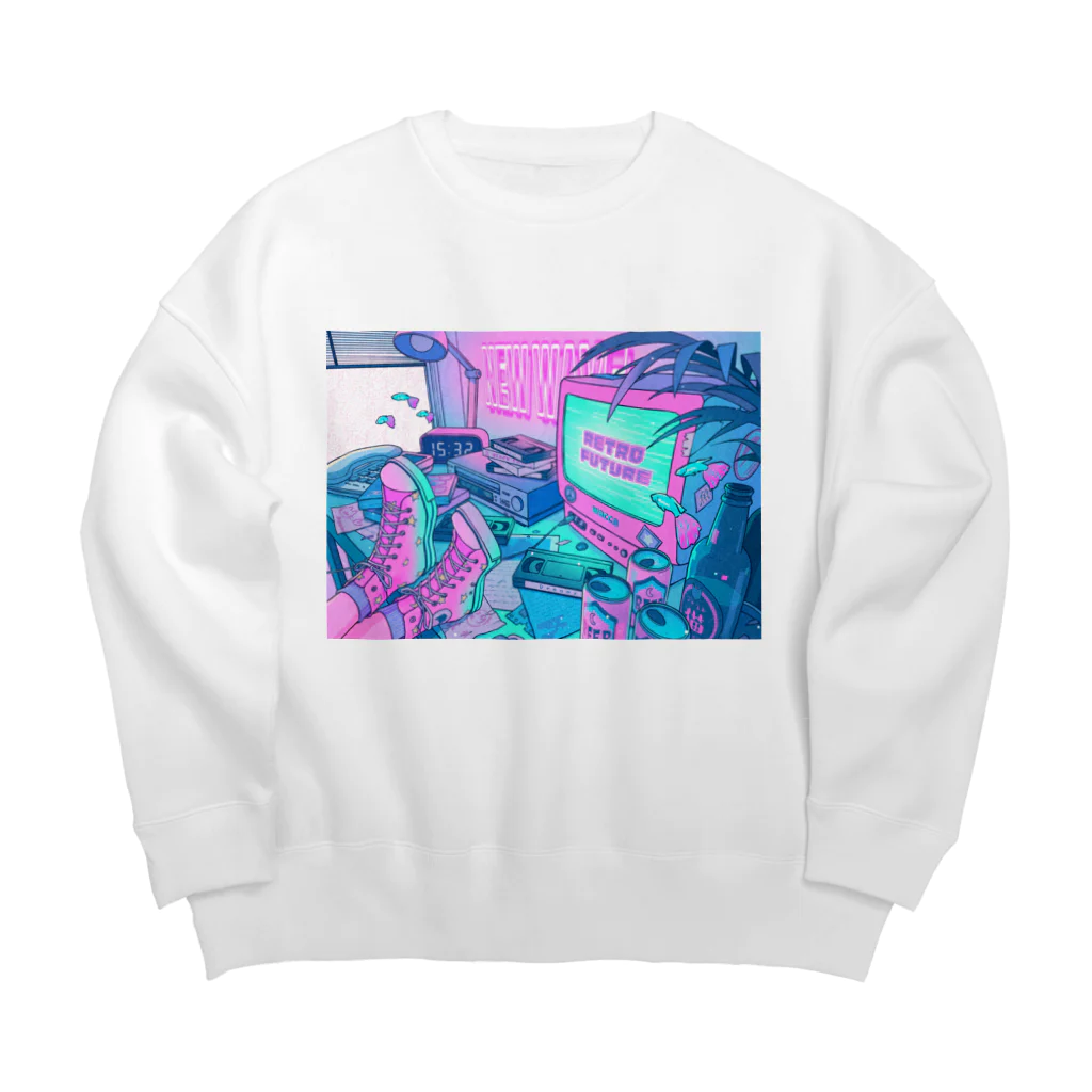 waccaのRETRO FUTURE Big Crew Neck Sweatshirt