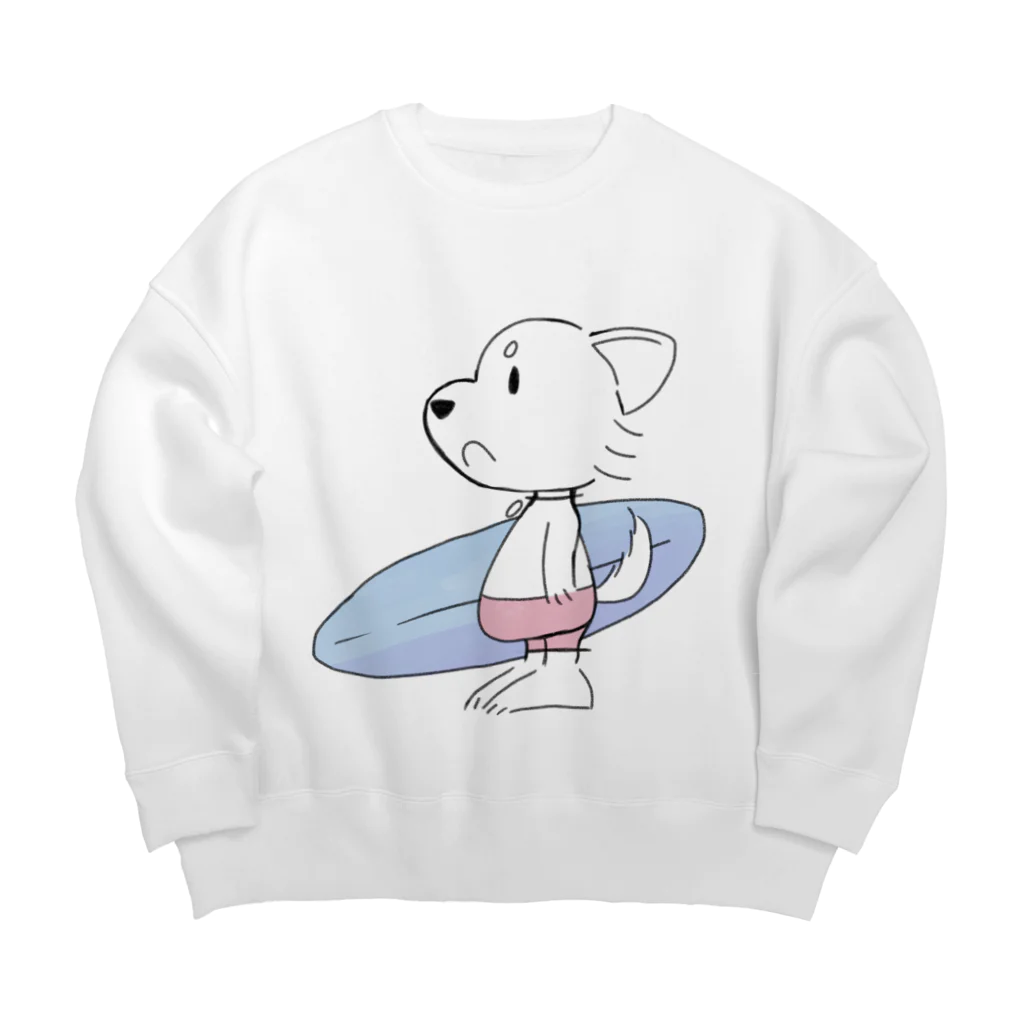 hey my  chiffon cakes！のsurf×dog Big Crew Neck Sweatshirt