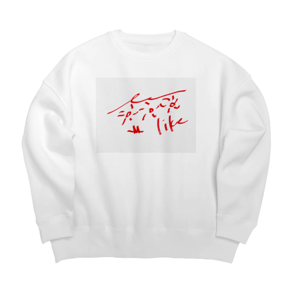 雨のLike k Big Crew Neck Sweatshirt