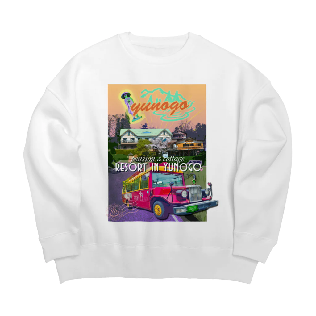 artypartyのyunogo mango ! Big Crew Neck Sweatshirt