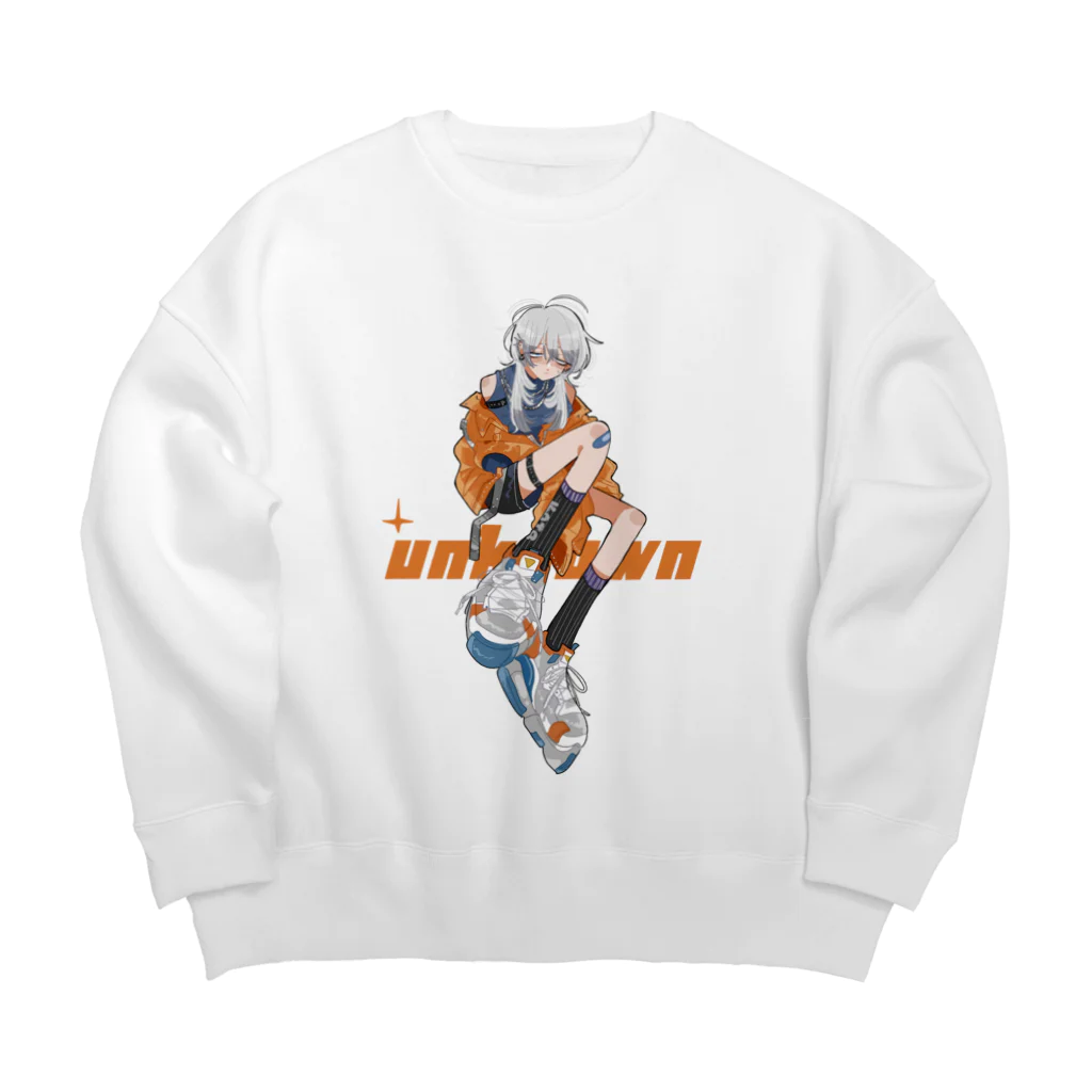 かいばしらのアンノウン Big Crew Neck Sweatshirt