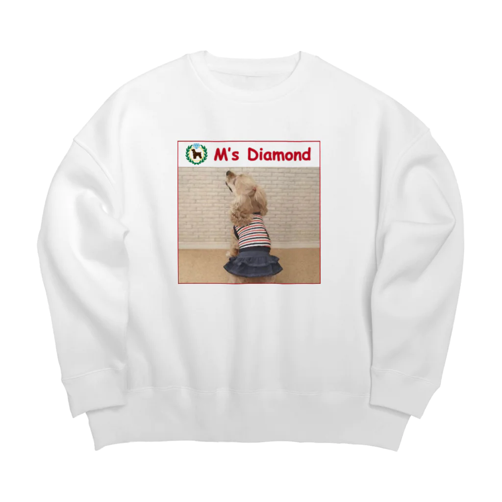 M's  Diamond (エムズ・ダイヤモンド) オーナーズグッズショップのM's  Diamond  のオリジナルグッズ Big Crew Neck Sweatshirt