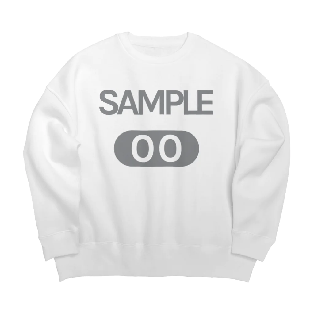 sampleのsample big silhouette crew neck ビッグシルエットスウェット