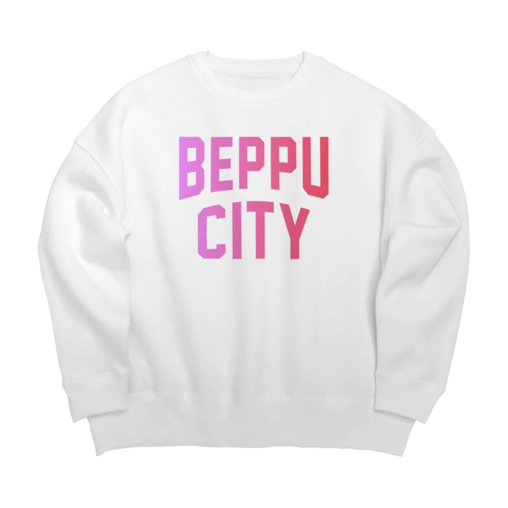 JIMOTOE Wear Local Japanの別府市 BEPPU CITY Big Crew Neck Sweatshirt