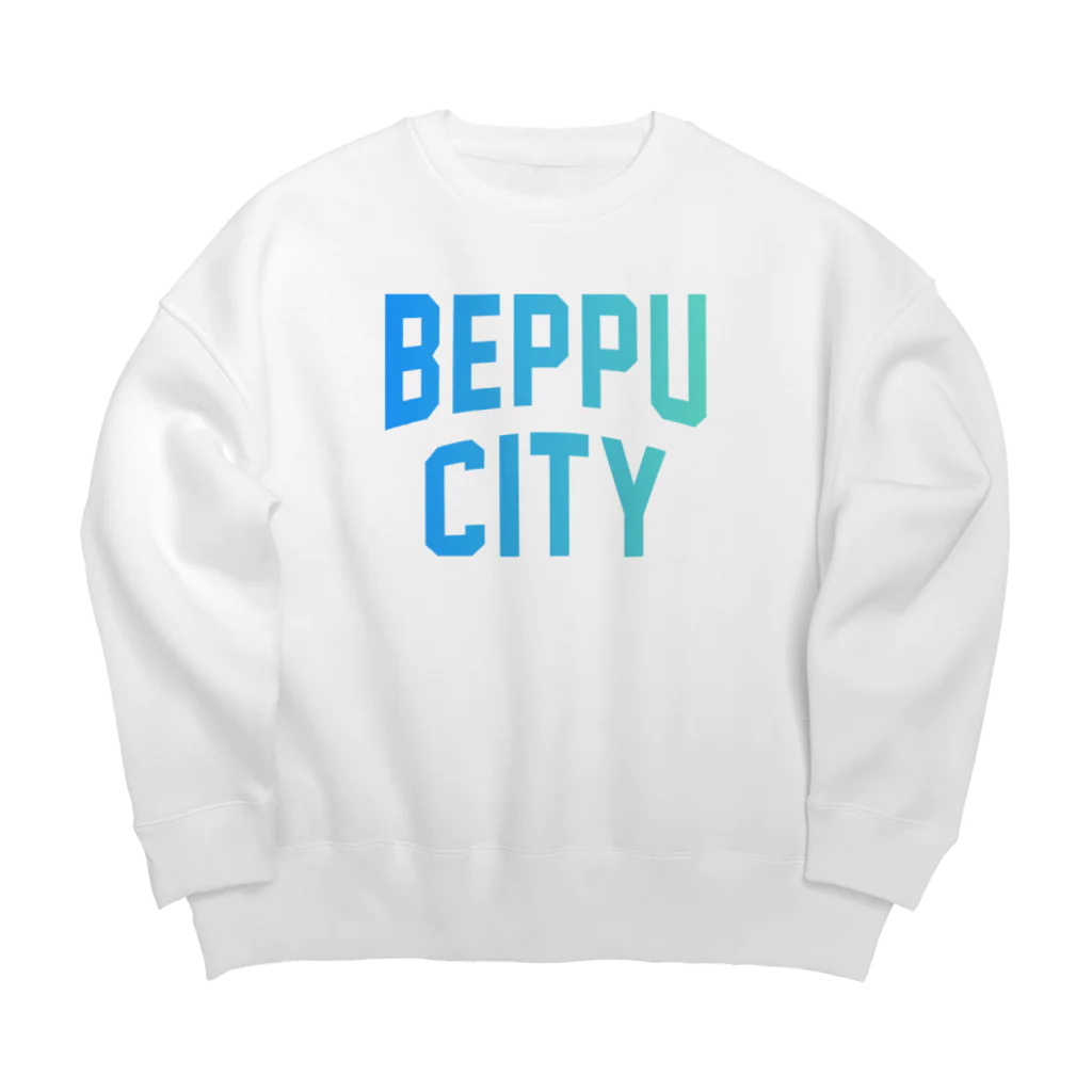 JIMOTOE Wear Local Japanの別府市 BEPPU CITY Big Crew Neck Sweatshirt