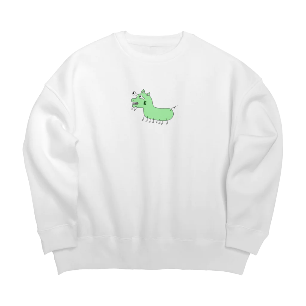 どうぶつくみあいのソレハオオカミ Big Crew Neck Sweatshirt