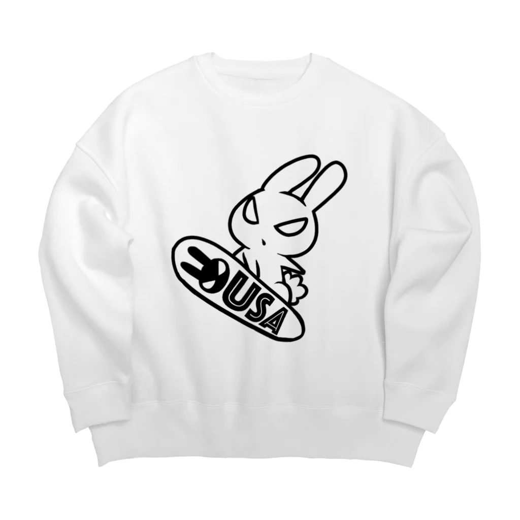 uotasのスノーボードオーリーUSA Big Crew Neck Sweatshirt