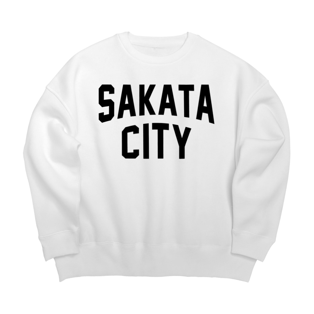 JIMOTO Wear Local Japanの酒田市 SAKATA CITY Big Crew Neck Sweatshirt