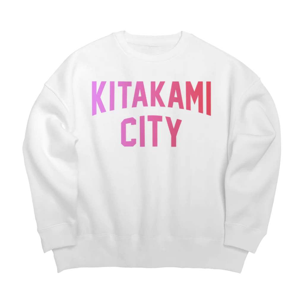 JIMOTOE Wear Local Japanの北上市 KITAKAMI CITY Big Crew Neck Sweatshirt