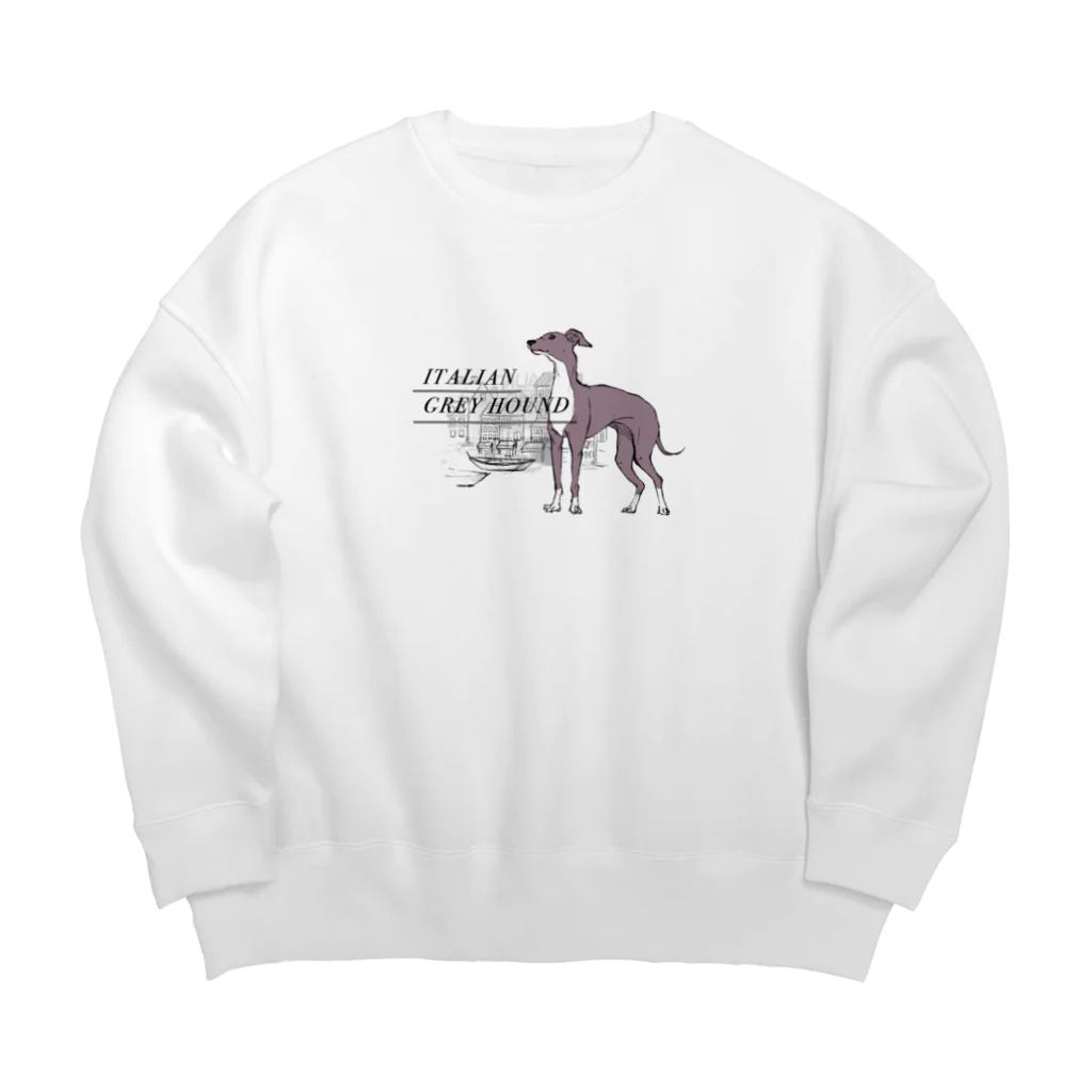 イタさんのイタグレグッズ Big Crew Neck Sweatshirt