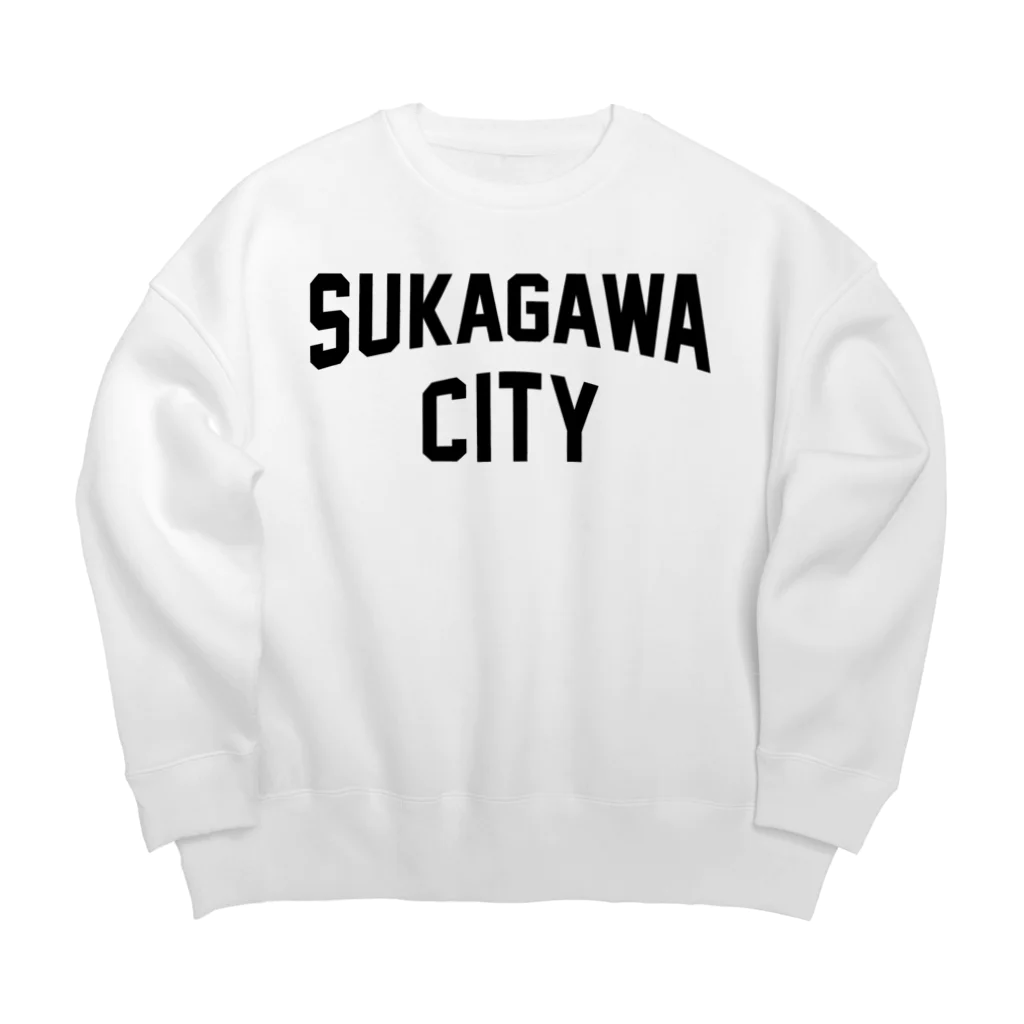 JIMOTOE Wear Local Japanの須賀川市 SUKAGAWA CITY Big Crew Neck Sweatshirt