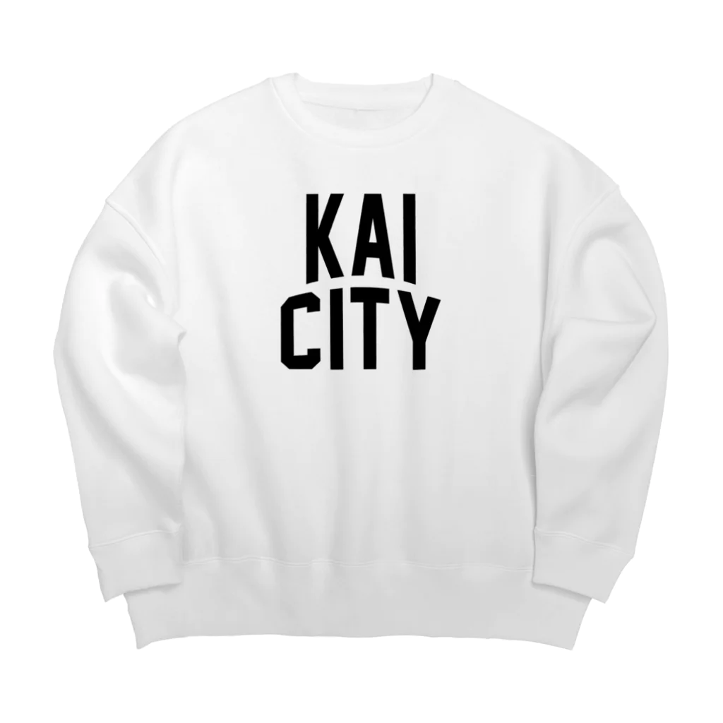 JIMOTOE Wear Local Japanの甲斐市 KAI CITY Big Crew Neck Sweatshirt