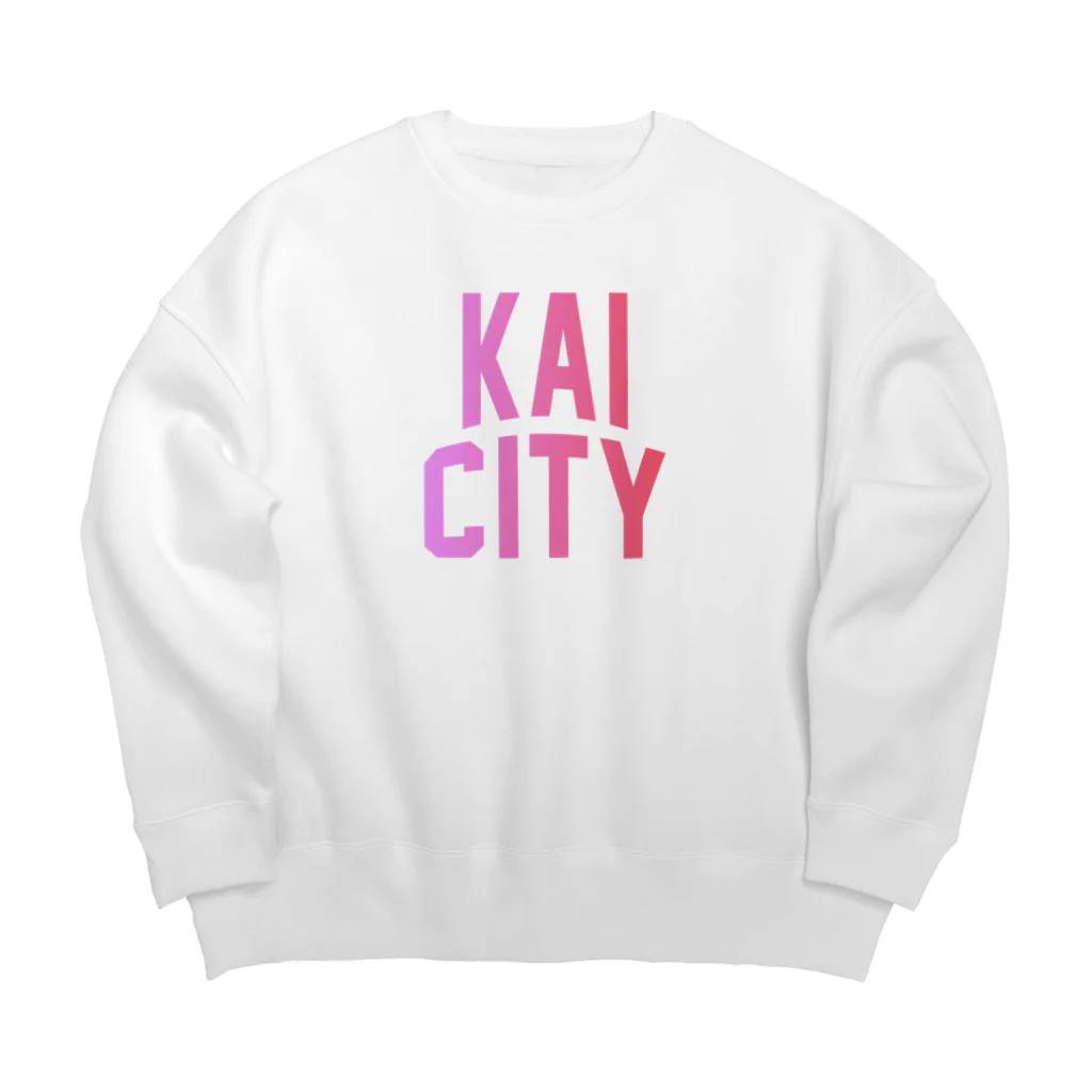 JIMOTOE Wear Local Japanの甲斐市 KAI CITY Big Crew Neck Sweatshirt