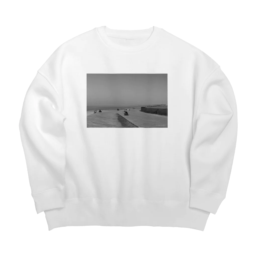 monochromeのそれぞれの時間 Big Crew Neck Sweatshirt