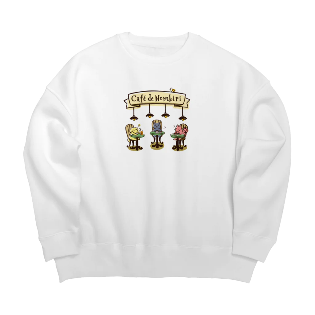 Andiamoのカフェ・デ・ノンビリ Big Crew Neck Sweatshirt