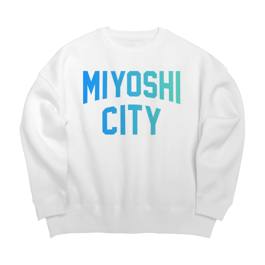 JIMOTOE Wear Local Japanのみよし市 MIYOSHI CITY Big Crew Neck Sweatshirt