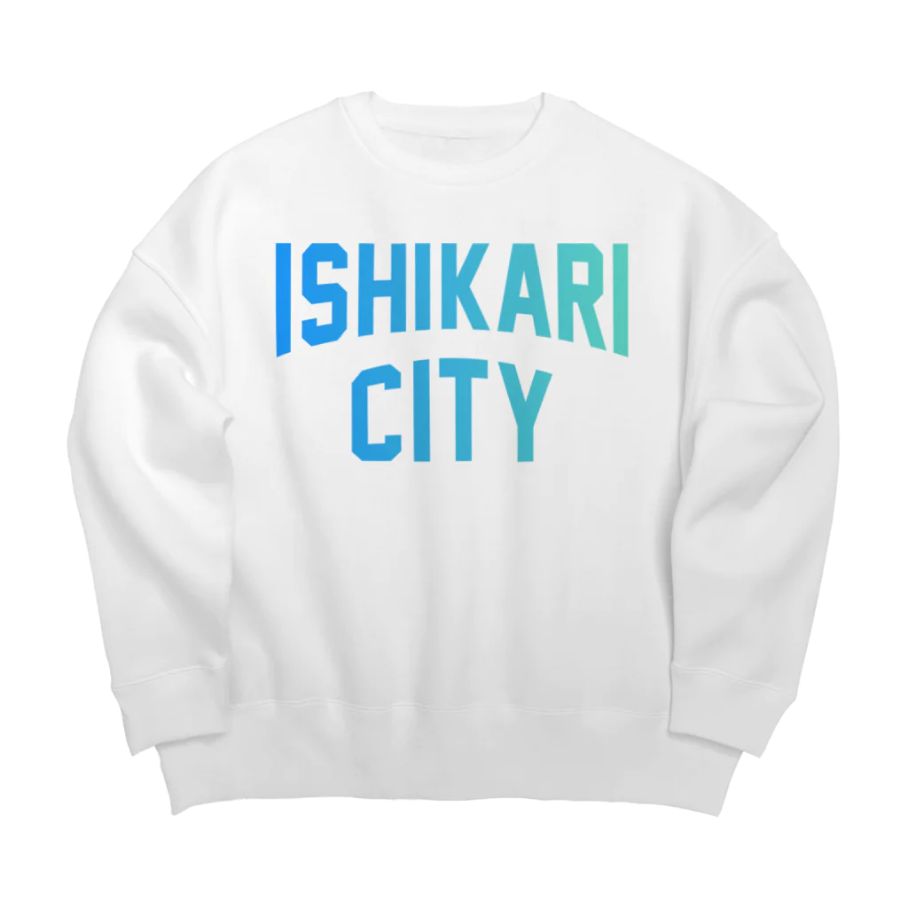 JIMOTOE Wear Local Japanの石狩市 ISHIKARI CITY Big Crew Neck Sweatshirt