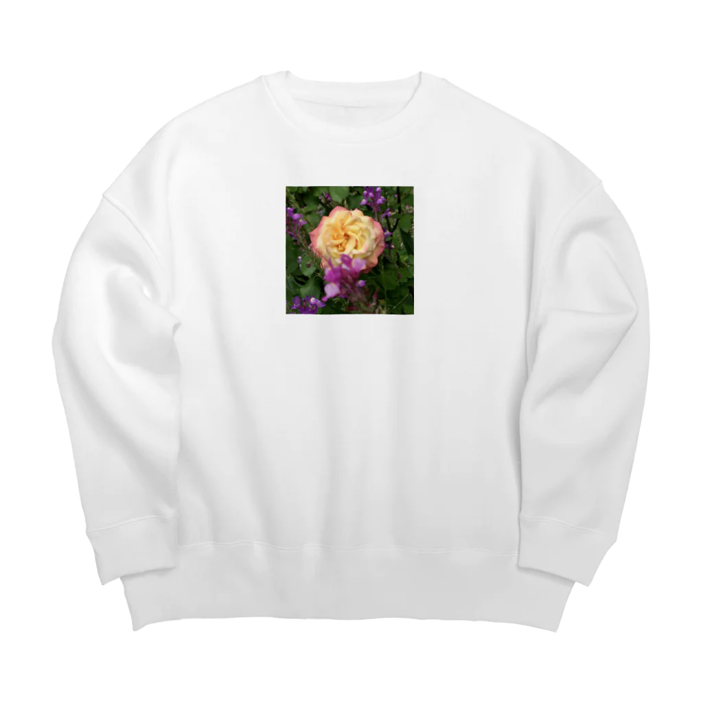 そらもようのバラ🌹 Big Crew Neck Sweatshirt