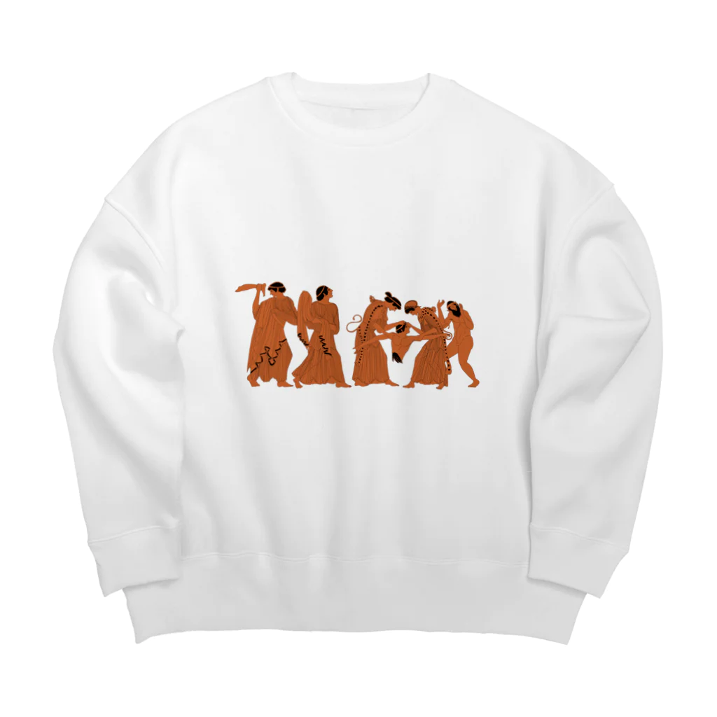 バッケーはるのペンテウス八つ裂き(赤絵式) Big Crew Neck Sweatshirt