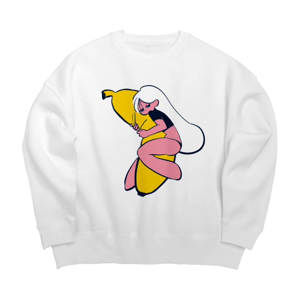 HO NO JIのバナナchiho Big Crew Neck Sweatshirt