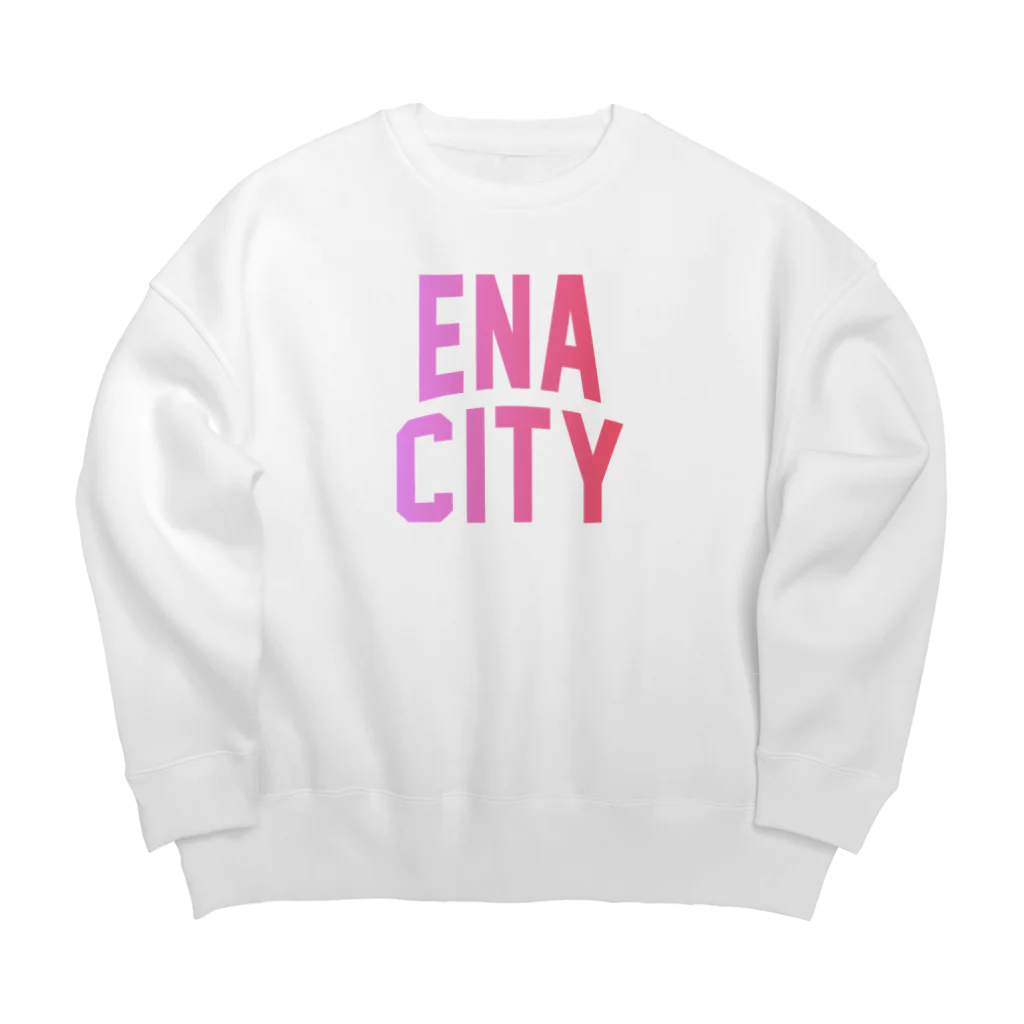 JIMOTOE Wear Local Japanの恵那市 ENA CITY Big Crew Neck Sweatshirt
