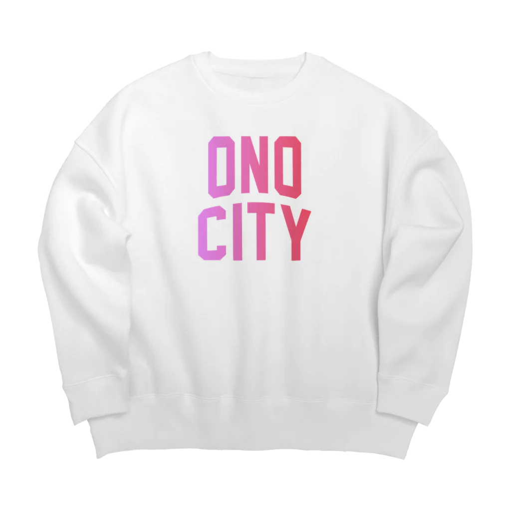 JIMOTOE Wear Local Japanの小野市 ONO CITY Big Crew Neck Sweatshirt