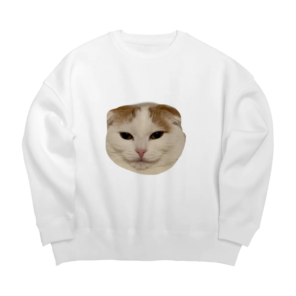 きなこ企画の愛猫きなこのオリジナルグッズ Big Crew Neck Sweatshirt