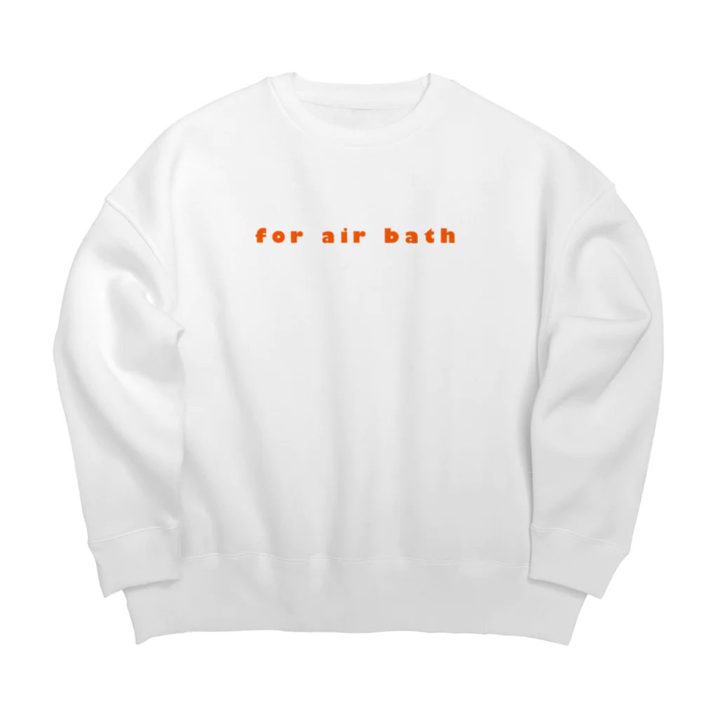 changoleonのfor air bath Big Crew Neck Sweatshirt