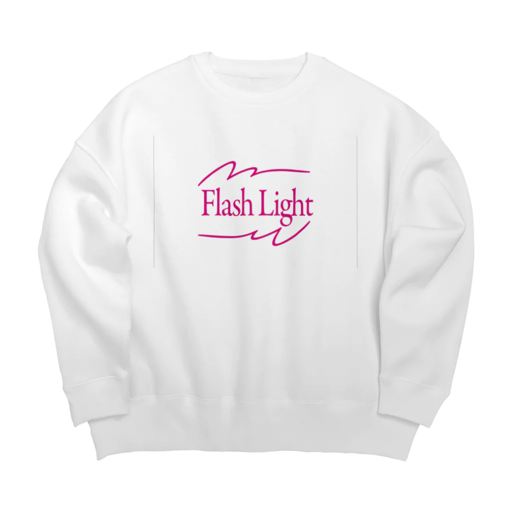 FLASH LIGHT / COFFEE,PLEASEのFLASH LOGO シリーズ ビッグシルエットスウェット