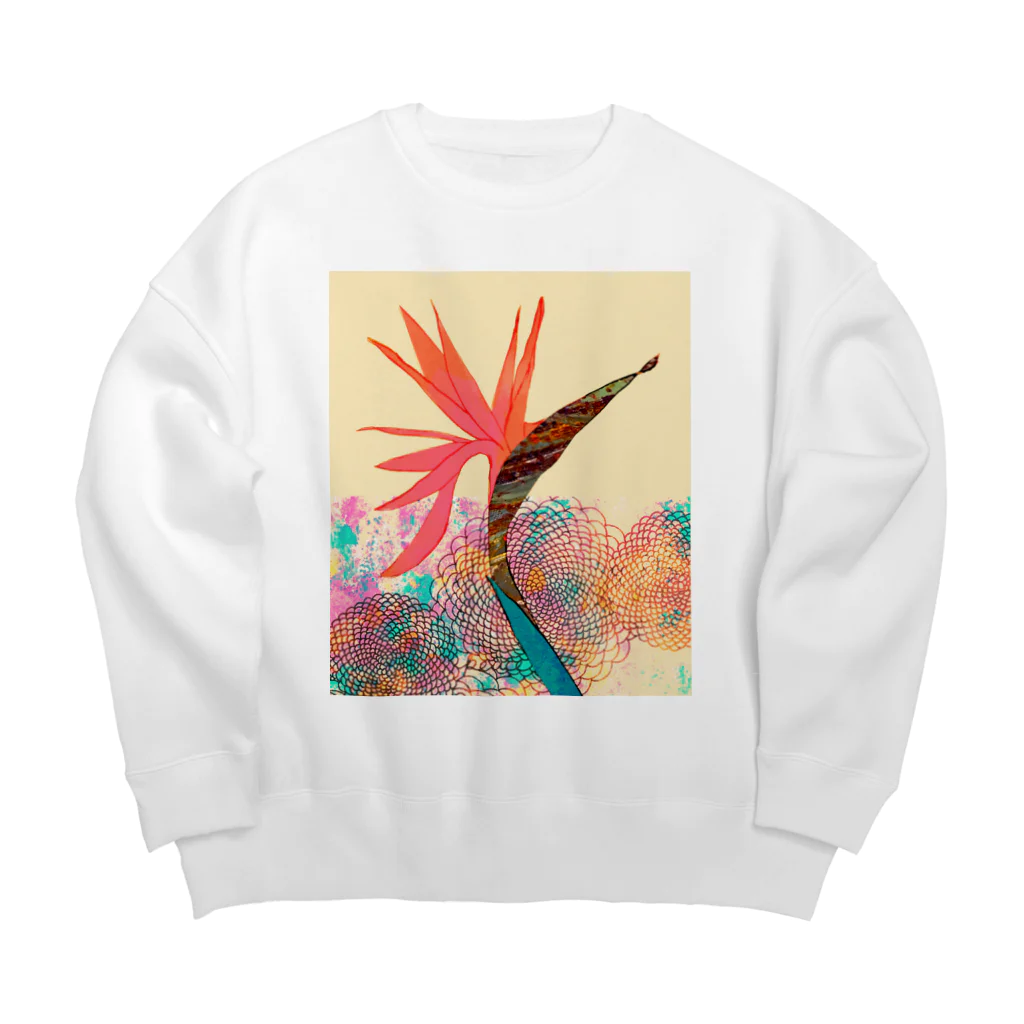 SUNRISE SOUNDのストレリチア Big Crew Neck Sweatshirt