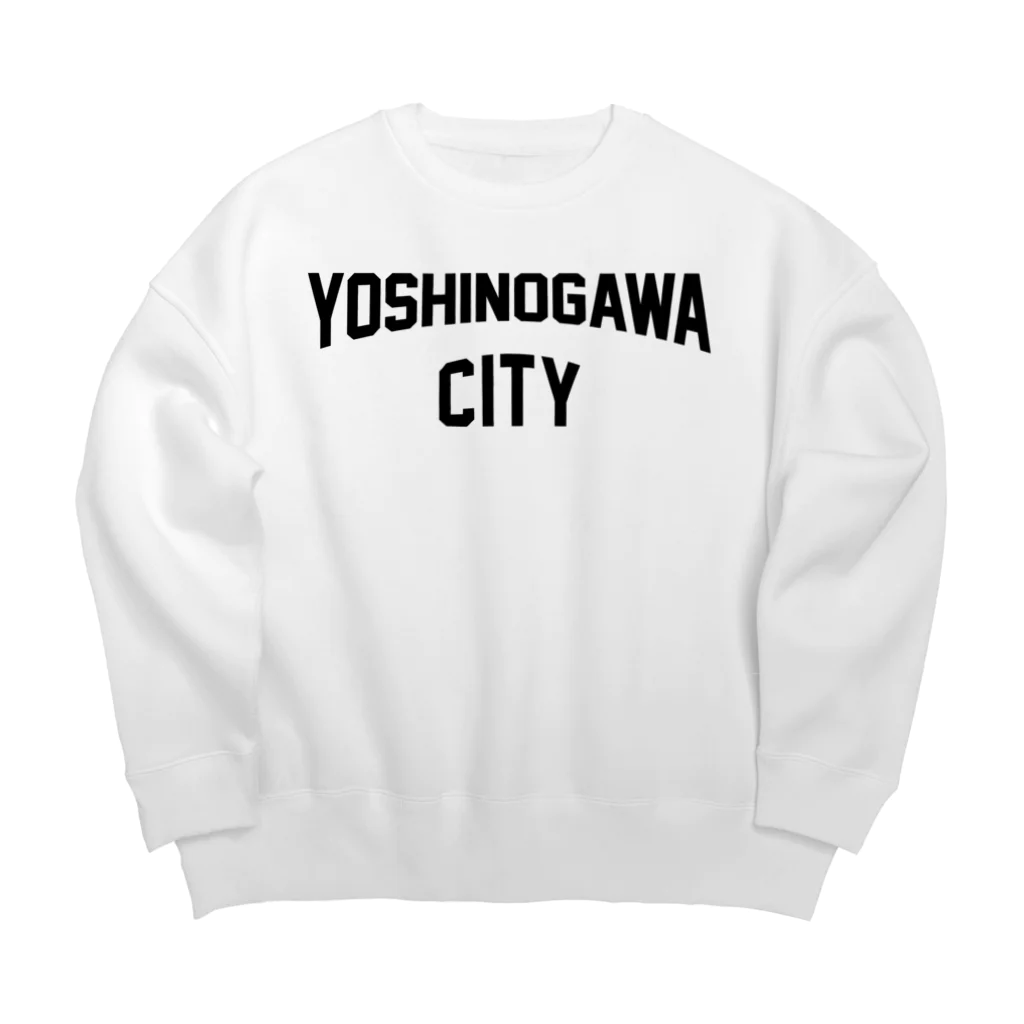 JIMOTOE Wear Local Japanの吉野川市 YOSHINOGAWA CITY Big Crew Neck Sweatshirt
