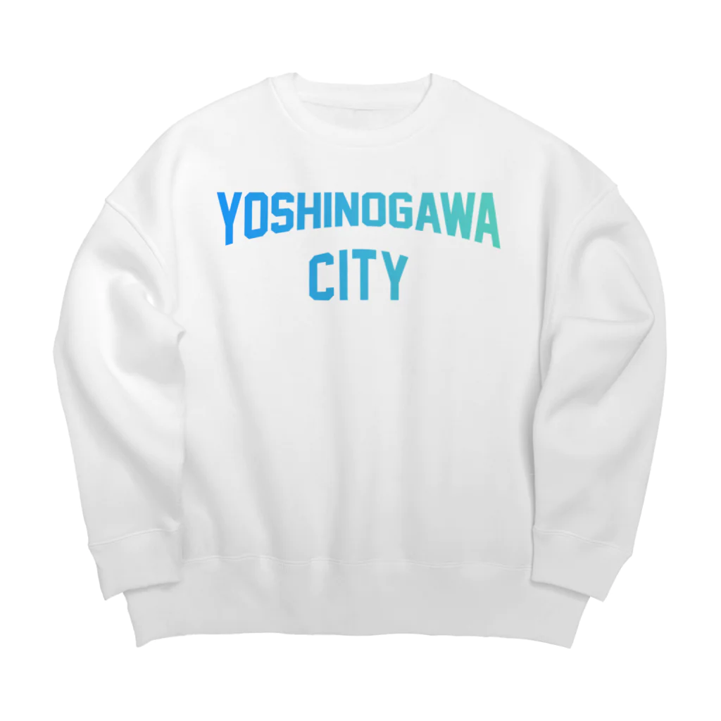 JIMOTOE Wear Local Japanの吉野川市 YOSHINOGAWA CITY Big Crew Neck Sweatshirt