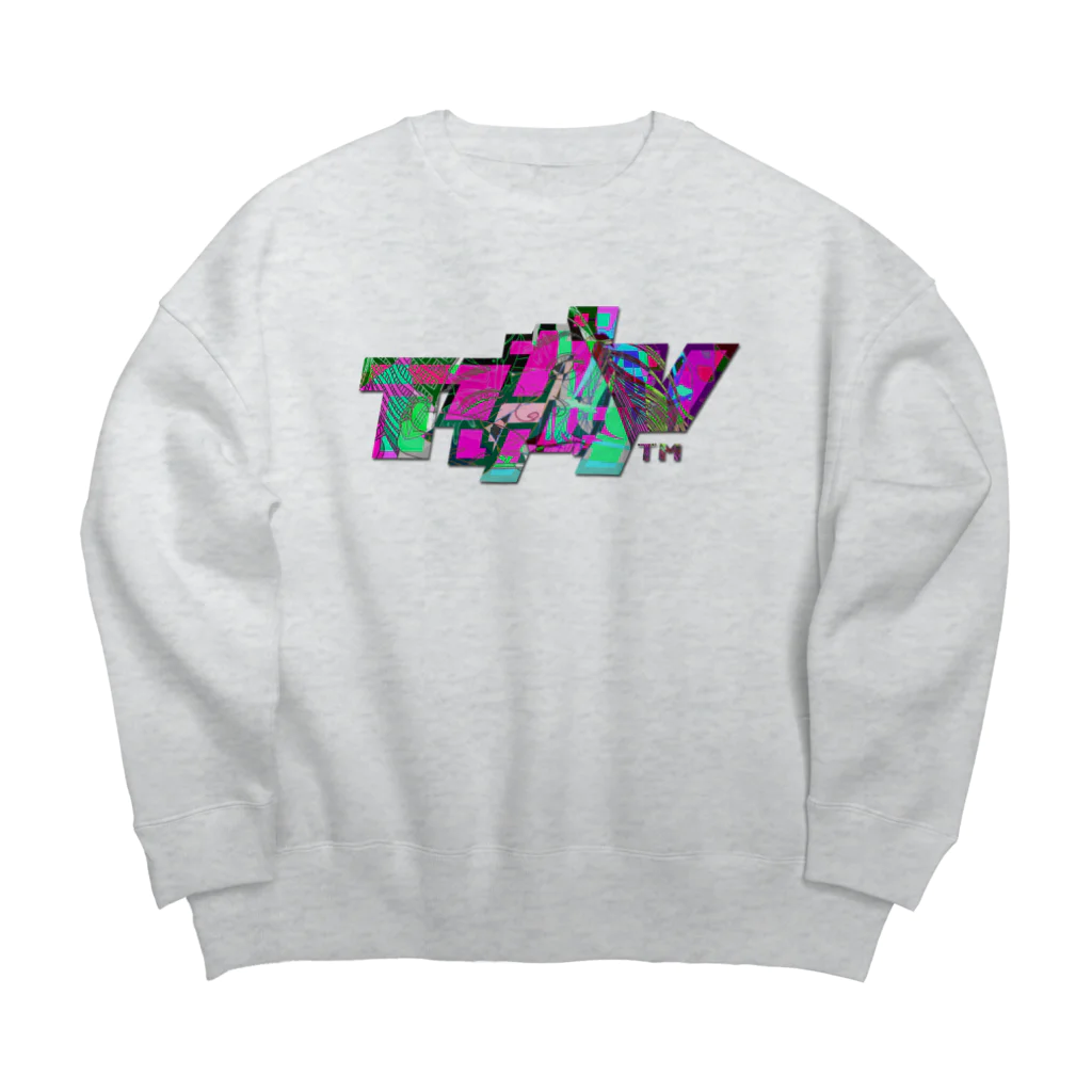 VRIGVTVSHI のアリガタシ™ NEON ASH Big Crew Neck Sweatshirt