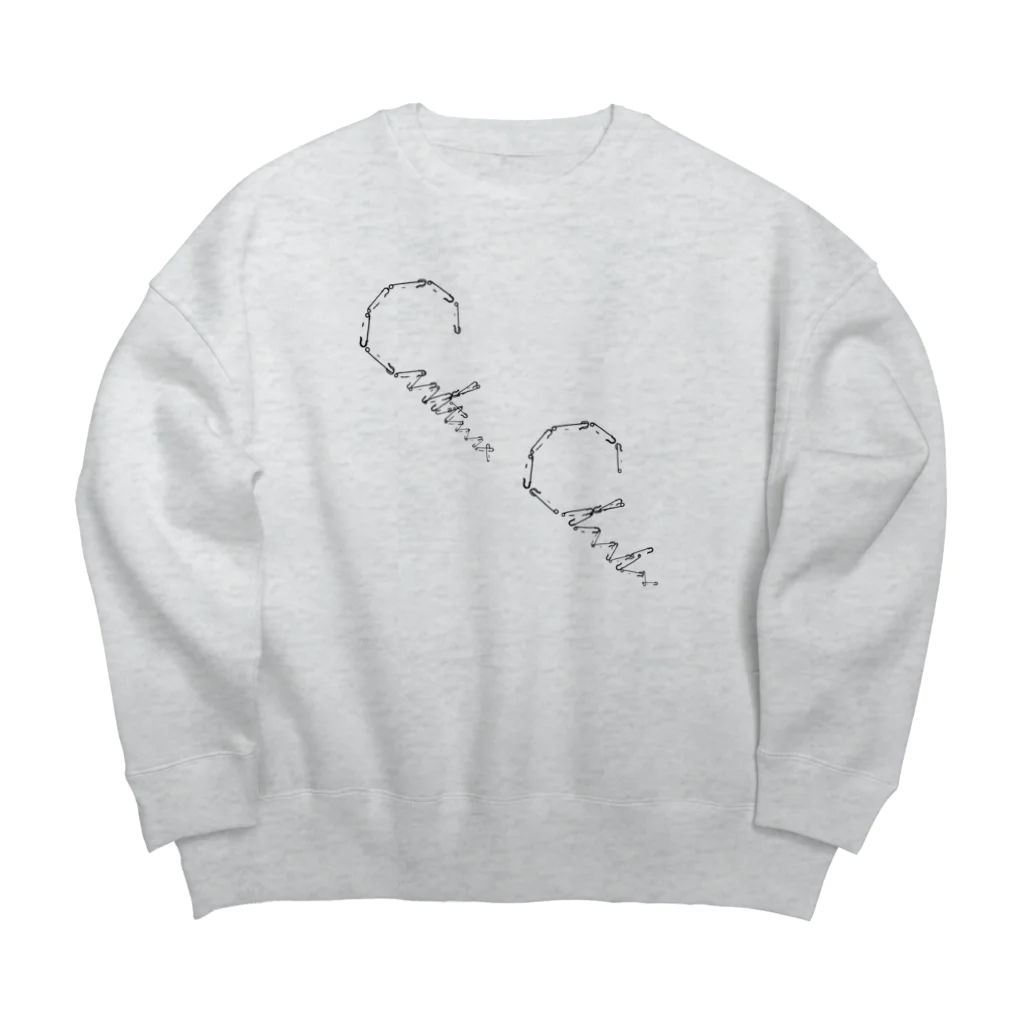 Culture Clubの[ Culture Club ] Safety Pin OverSized SweatShirt② ビッグシルエットスウェット