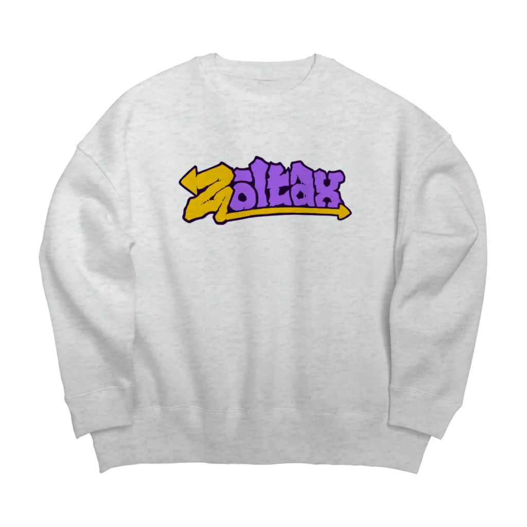 Zoltax.のZoltax. グラフィティ ロゴ 紅芋タルト Big Crew Neck Sweatshirt