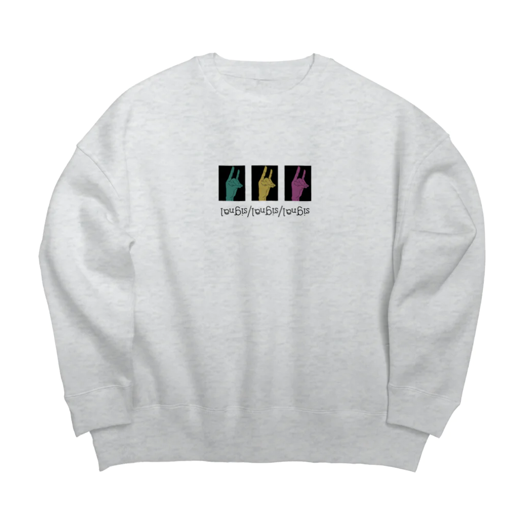 clammbon_bonのsignal/signal/signal_typeA Big Crew Neck Sweatshirt